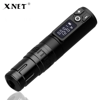 

XNET Professional Wireless Tattoo Machine Battery Pen Rotary Brushless Motor 1950mah Stroke 4mm Good for Lining Tattoo Equipment
