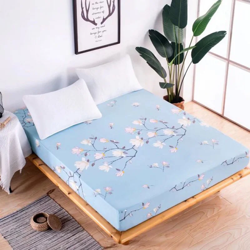 14 Напечатанное водонепроницаемое и дышащее покрывало из ткани для детского постельного белья для ухода за пожилыми, покрывало для кровати может лучше защитить ваш матрас - Цвет: 14