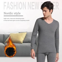 Бесшовное мужское термобелье с постоянной температурой 37 градусов, осеннее и зимнее мужское кальсоны, катионный теплый костюм нижнего белья