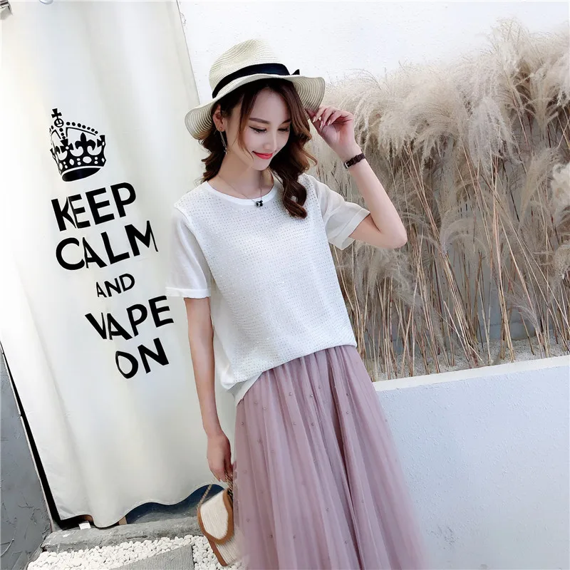 9242 real shot new bright diamond round neck short sleeve 35- 3 rows of 2 shelves in the attic