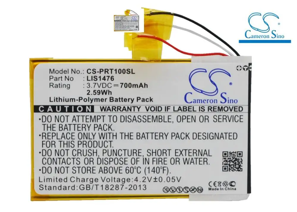 Cameron Sino LIS1476 Аккумулятор для SONY PRS T1 T2 T3 T3E|battery for sony|sony batterybattery sony |