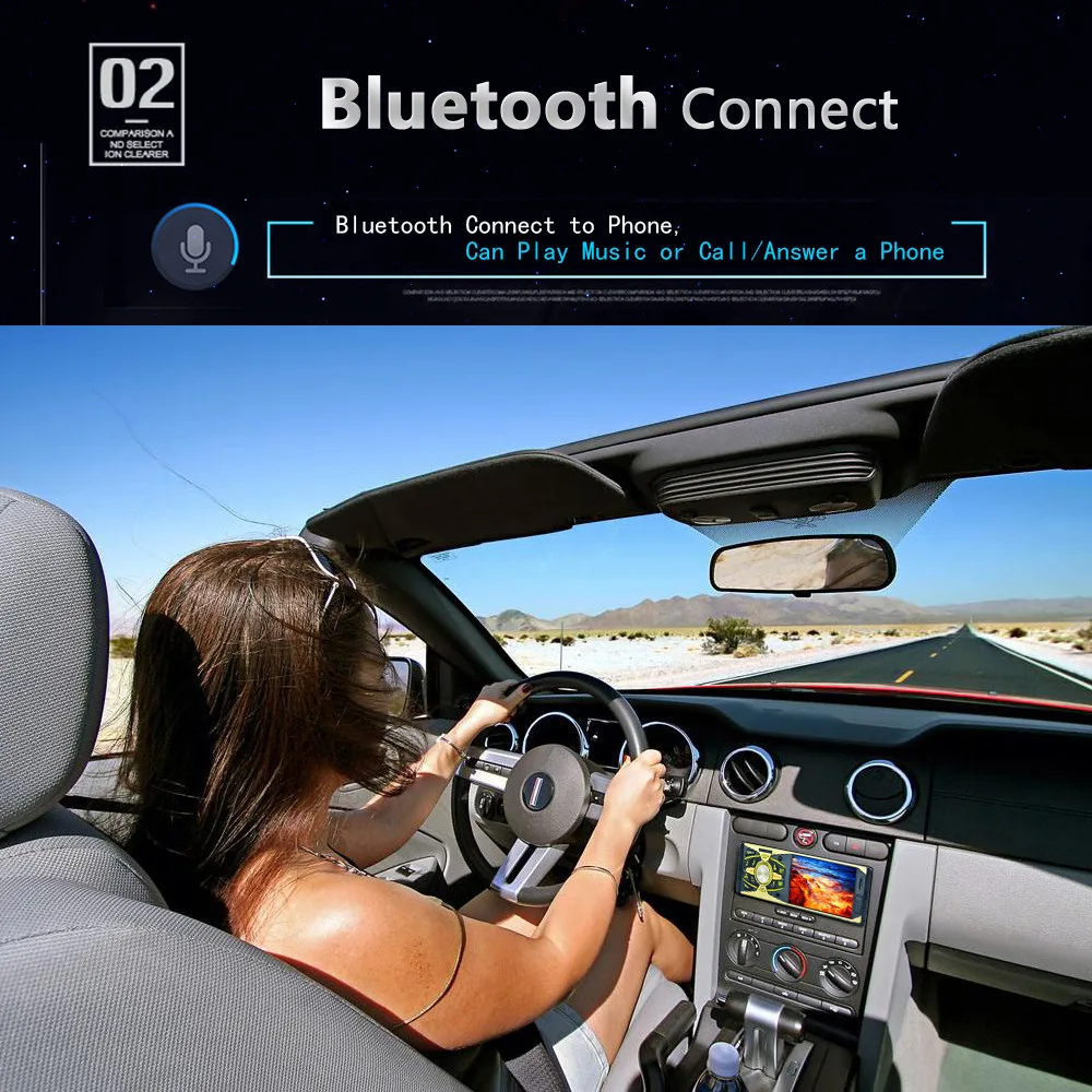 " bluetooth Mp5 плеер камера заднего вида Автомобильный аудио стерео Авто Видео Радио fm-передатчик Usb быстрое зарядное устройство автомобильные аксессуары# Zer