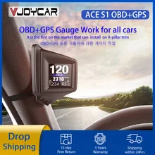 Китай новый HUD гаджет OBD2 + GPS HUD бортовой компьютер A-столб отделка Установка RPM турбо давление масла и воды Темп. GPS Спидометр Китай новый HUD гаджет OBD2 + GPS HUD бортовой компьютер A-столб отделка Установка RPM турбо давление масла и воды Темп. GPS Спидометр