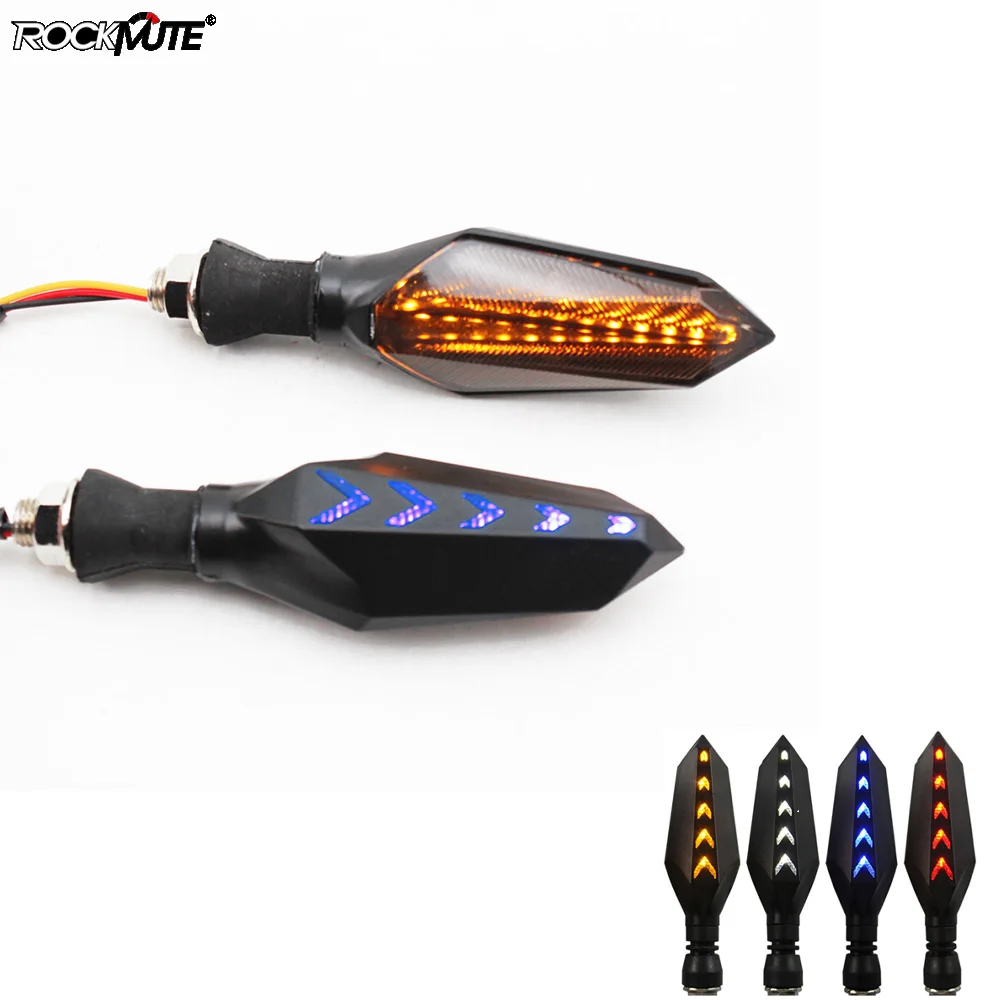 

For KAWASAKI KLR650 NINJA 1000 650R 650 400 300 ZX-6R ZX-10R Motorcycle LED Sequential Daytime Running Turn Signal Light