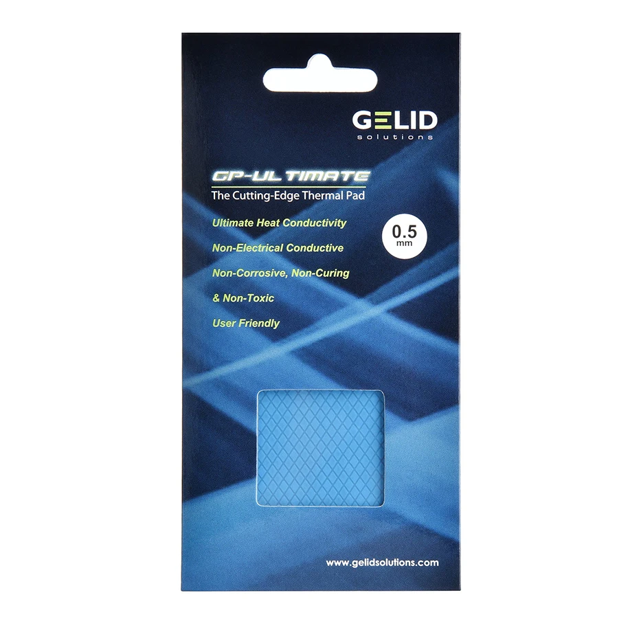 GELID-Almohadilla térmica GP-Ultimate, placa base de silicona, para grasa, disipación del calor, de tamaño múltiple, 15 W/MK, CPU/GPU