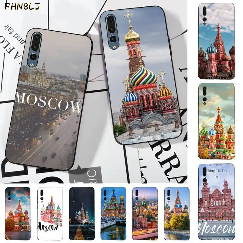 FHNBLJ России Красной площади Москвы типа сделай сам украшения чехла для телефона