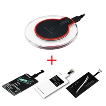 Kit de carregamento sem fio qi transmissor carregador adaptador receptor almofada tipo bobina-c micro usb kit para iphone xiaomi huawei