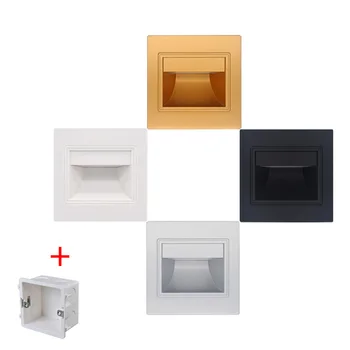 

8930SMD wall lamp LED stair lamp 1.5w LED floor lamp night light, for channel/stair footlights, installed with 86 boxes