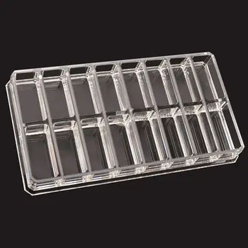 

Transparent Acrylic 16 Grids Cosmetic Storage Display Box Eyeshadow Lipsticks Holder Makeup Tools Storage Box Case