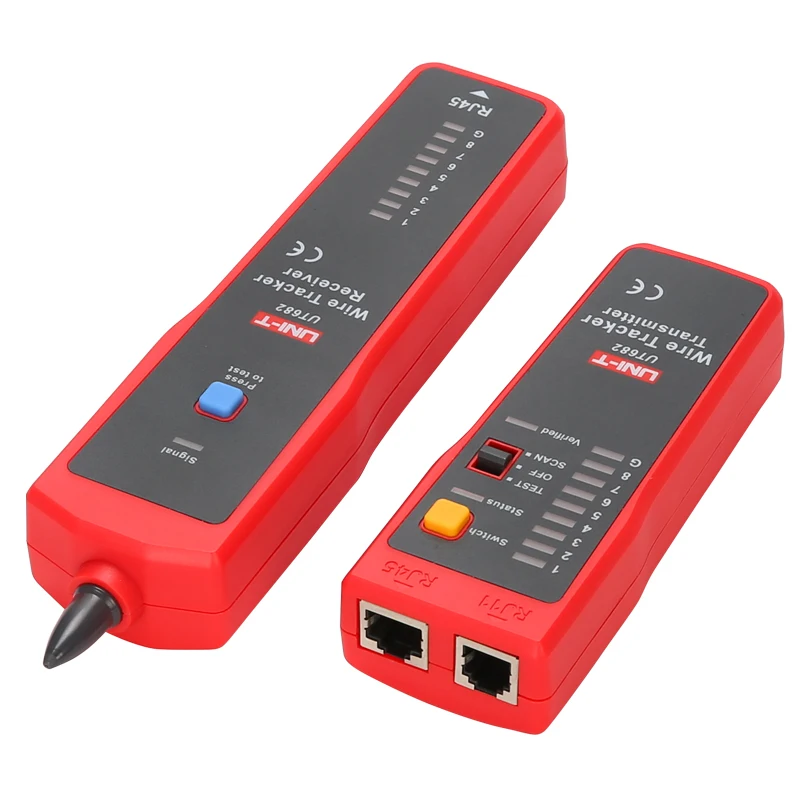 UNI-T UT682 Network Wire Tester Tracker RJ11 RJ45 Wire Line Finder Lan tester Handheld Cable Testing Tool for Network Maintenanc 3