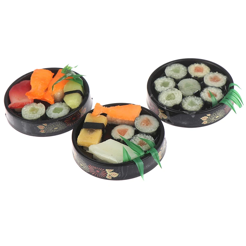 Кукольный домик миниатюрная еда янпанские Суши рис вид еда для кукольного домика кукольный домик декор для blyth BJD кукла кухонная игрушка