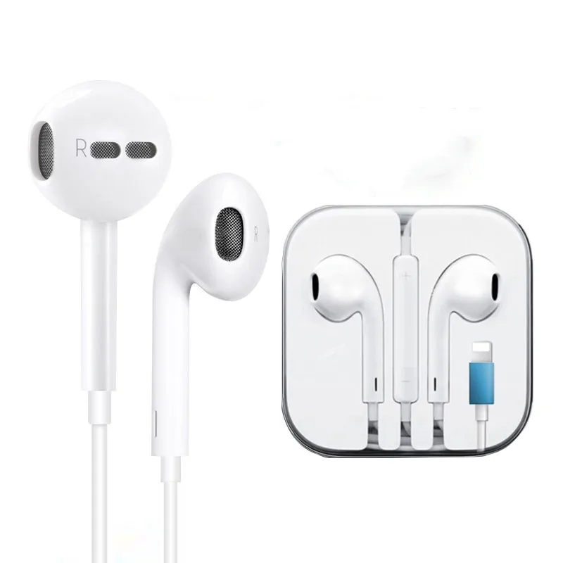 Проводные Bluetooth стерео наушники с микрофоном для IPhone 11 Pro Max X XR XS 8 7 6 6S Plus 5 5S