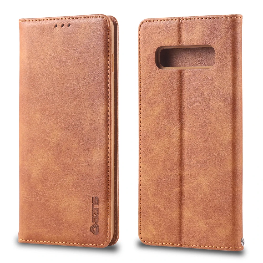 Роскошный кожаный чехол-книжка с бумажником для samsung S10, 9, 8 Plus, S10E, S10, 5G, Note 9, 8, S7 Edge, магнитный держатель для карт 360, защитный чехол