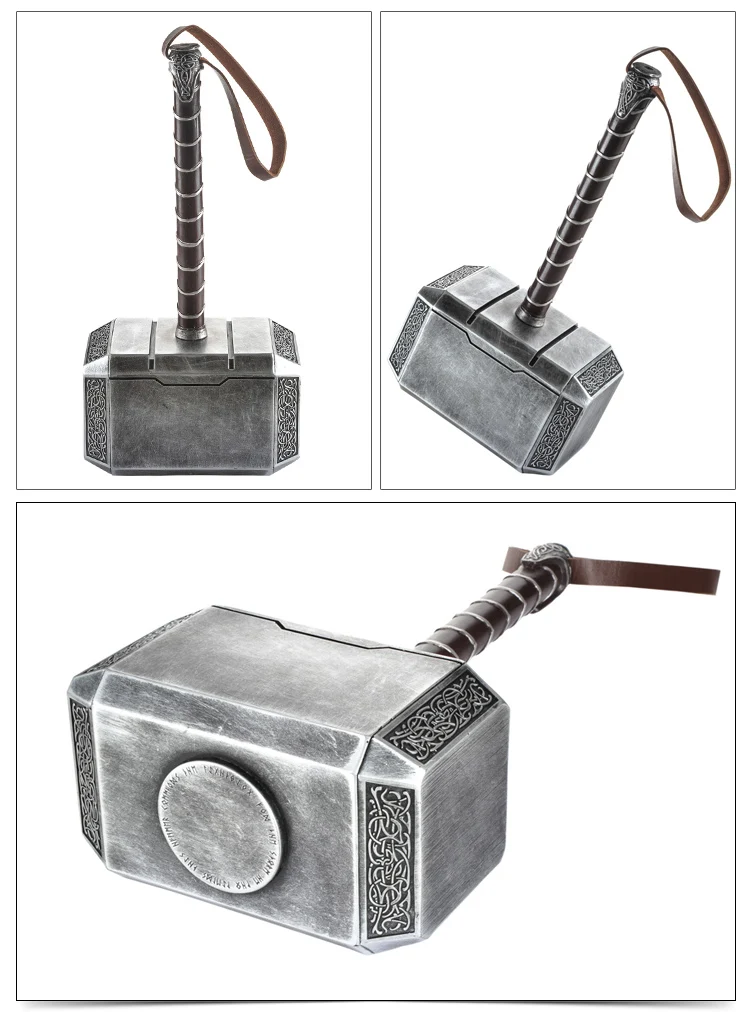 1:1 полный твердый Мстители Тор молоток Реплика реквизит смолы Mjolnir Косплей