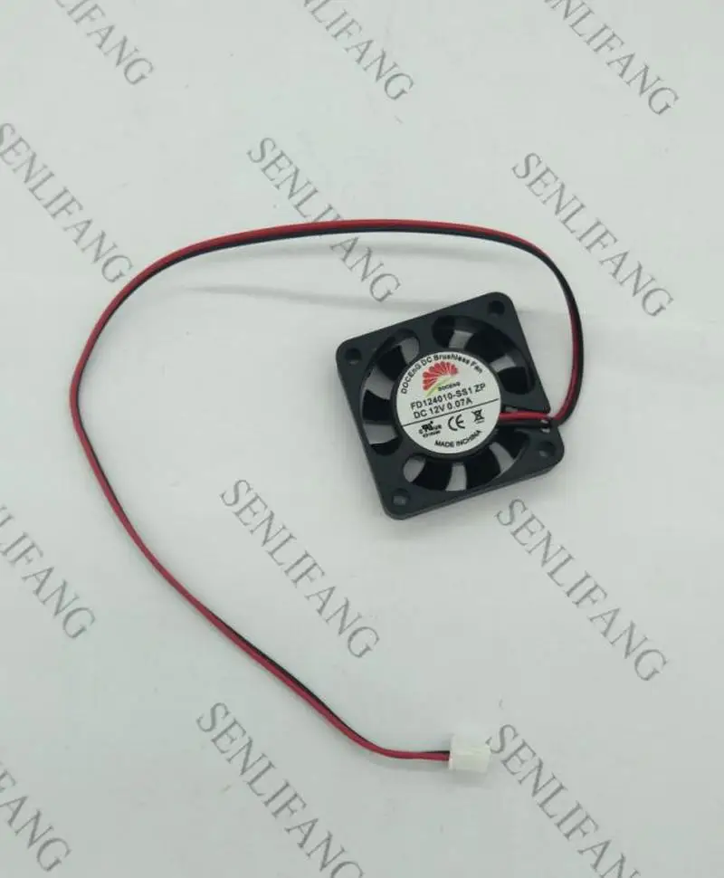 Для DOCENG 4010 FD124010-SS1 ZP DC12V 0.07A 40*40*10 мм двухлинейный вентилятор радиатора