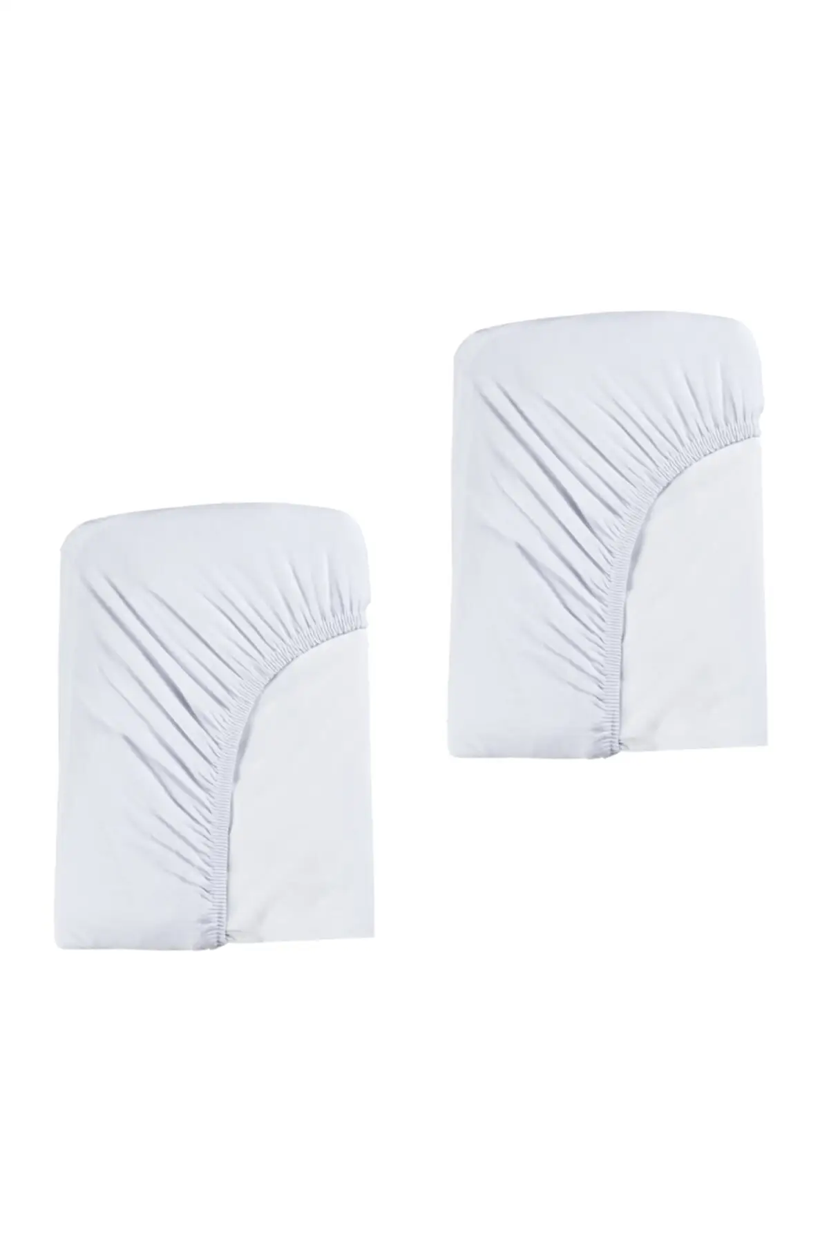 Baby White Organic Combed Cotton Elastic Sheet Organic White Fitted Bed Sheet 80x180 Cm