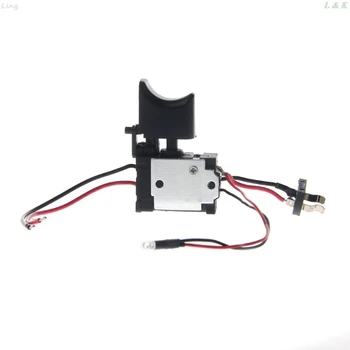 

Electric Drill Dustproof Speed Control Push Button Trigger Switch DC 7.2-24V