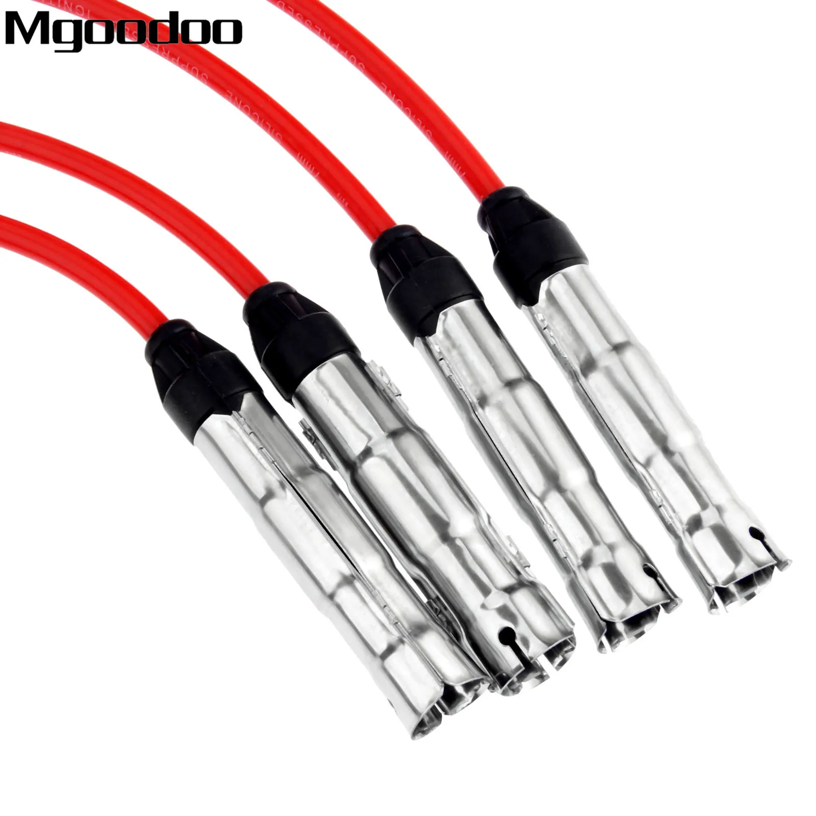 Mgoodoo 4 шт. набор кабелей зажигания свечи RC VWC035 57041 фитинги для Volkswagen forjetta forGolf