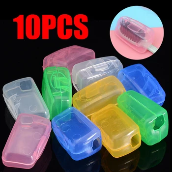 

10PCS Toothbrush Protective Caps Keep Tidy and Clean Portable Travel Camping Toothbrush Head Cover Case