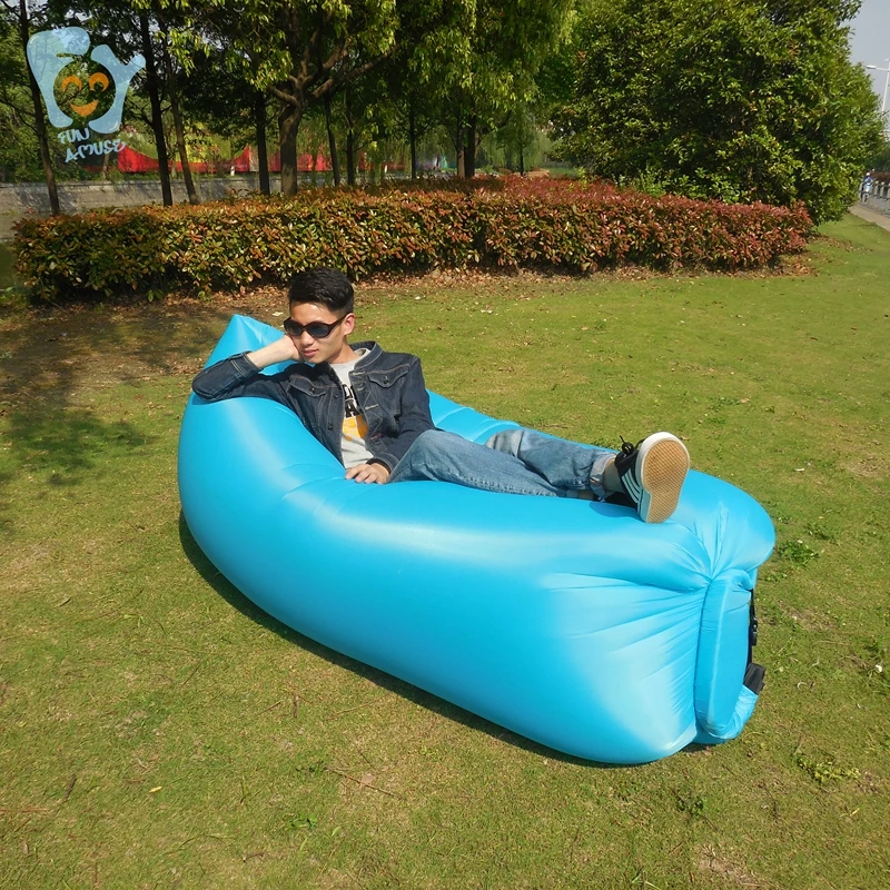 wind inflated beach bed