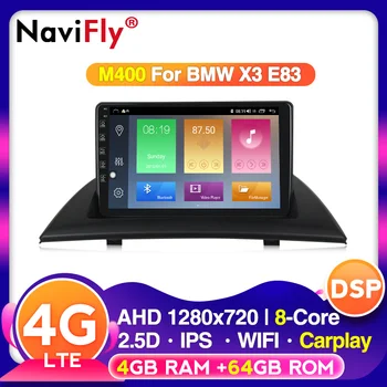 

4G LTE 4+64G Android 10 Car Autoradio Radio For BMW X3 E83 2004 - 2012 Car Multimedia Video Player WIFI BT USB Audio 2 din dvd