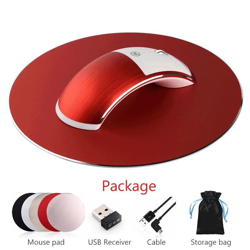 Беспроводная мышь 2 4G USB + Bluetooth перезаряжаемая Бесшумная игровая для Macbook Lenovo HP Dell