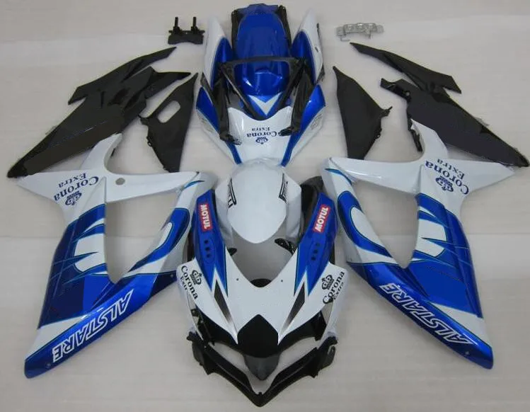 

New (Injection molding) ABS Fairing Kits Fit For Suzuki GSXR-600 GSXR-750 K8 2008 2009 2010 Fairings set corona blue