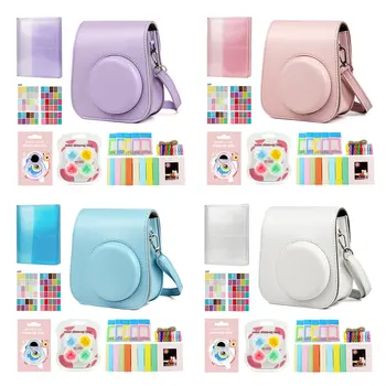 

Besegad 8 in 1 Camera Accessories Kit with Case Photo Album Filters Selfie Lens Stickers Photo Frames for Fujifilm Instax Mini11