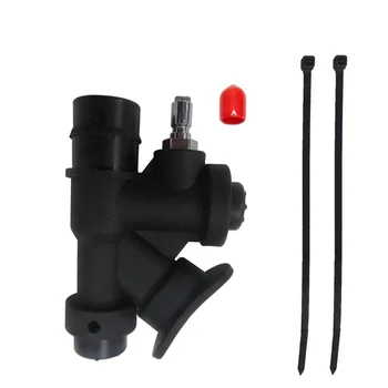 Scuba Diving Universal Bcd Power Inflator with 45 Degree Angled Mouthpiece for Standard 1 Inch Hose K-Shaped Valve Relief Valve 1