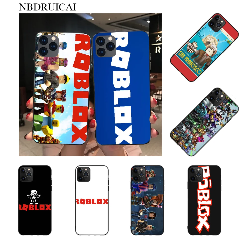 

NBDRUICAI Popular Game Roblox DIY Printing Phone Case cover Shell for iPhone 11 pro XS MAX 8 7 6 6S Plus X 5S SE XR case