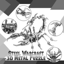 Warcraft – Puzzle 3D en métal, 35 modèles d'animaux, Kits manuels de bricolage pour adultes et enfants, jouets éducatifs, Collection cadeau 