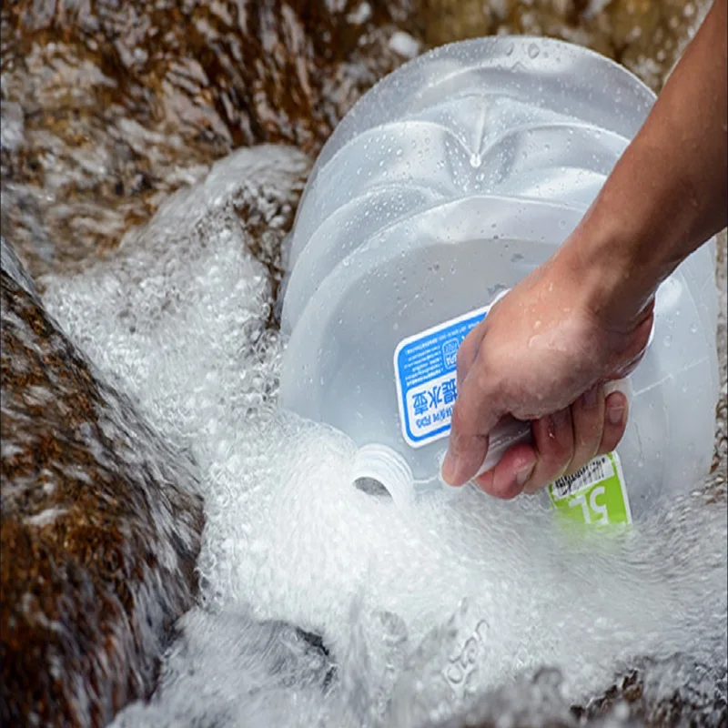 Походные сумки для воды 5/10/15L Открытый походный ультралегкий портативный контейнер для воды складной водный Кемпинг складное ведро