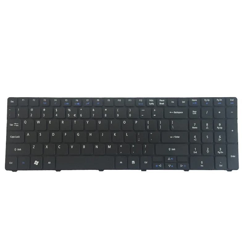 7738G Tastatur Version 2 Deutsches Tastaturlayout kompatibel für Acer Aspire 7738 Farbe: schwarz 