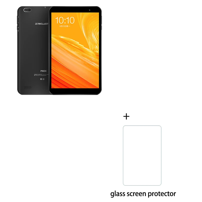 ad gl Teclast P80X 4 GTablet Android 9,0 SC9863A IMG GX6250 8 дюймов 1280x800 ips Восьмиядерный 1,6 ГГц 2 Гб ram 16 Гб rom планшет с двойной камерой - Комплект: ad gl