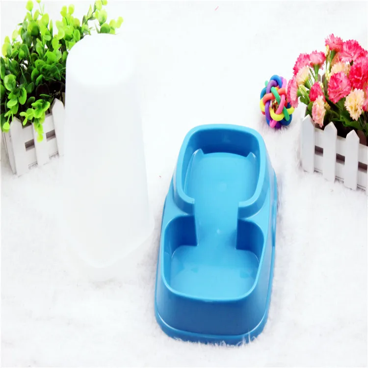 Pet Food Bowl Cat Feeder 1pcs Random Delivery Of Colors Automatic for Water Puppy Portable Convenience Dog Dispenser