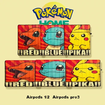 

Earphone Case For Airpods Pro Case Pokemon Game Anime Soft Headphone Case for Apple Air Pods 1/2 Earpods Protective Cover YGK
