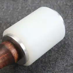 Кожаный резной молоток для печати инструмент DIY ремесло пробойник для кожи резка сшить нейлоновый молоток инструмент с деревянной ручкой