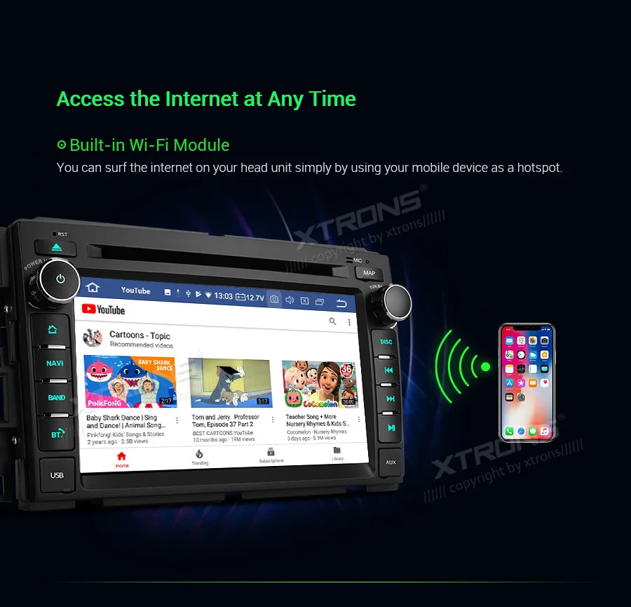 Best XTRONS 7"Android 9.0 Octa Core 4G RAM 64G ROM Car DVD Multimedia GPS System Fit for Chevrolet for Buick for GMC for HUMMER 18