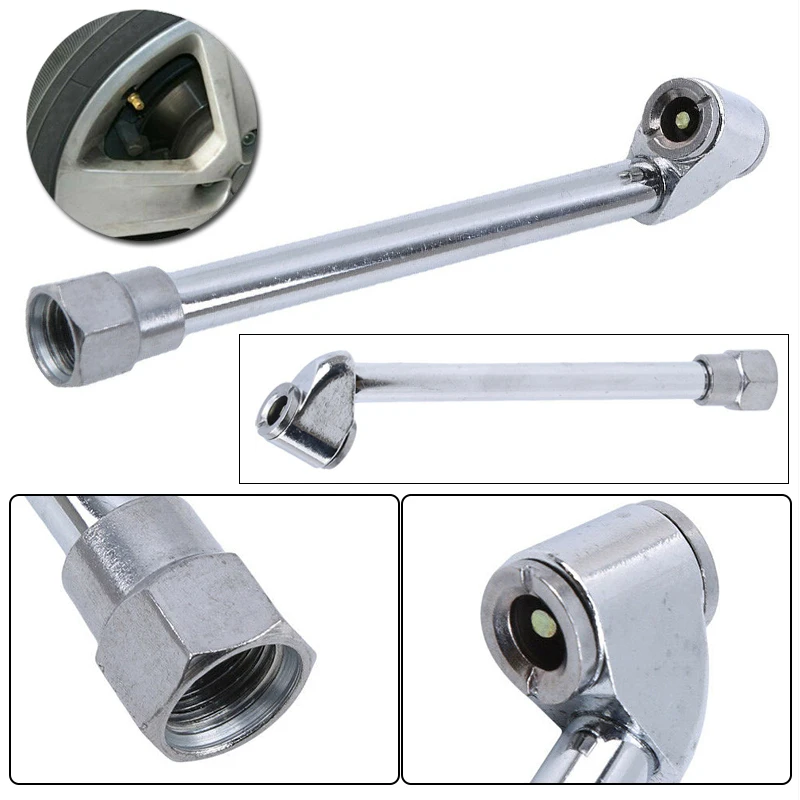 

Gauge Inflator Equipment Car Tire Air Pump Hose Nozzle Multi-Purpose Head Chuck Automotive Repairing Hand Tools