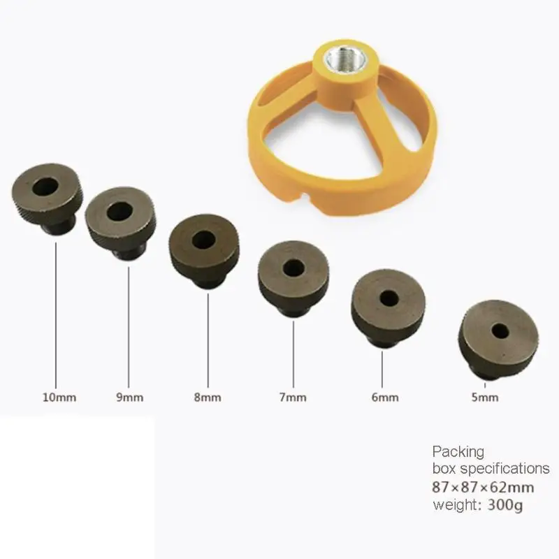 Woodworking 5/6/7/8/9/10mm Drill Bit Set Locator Dowel Tenon Center Hole Puncher Accurate Positioning Perpendicular