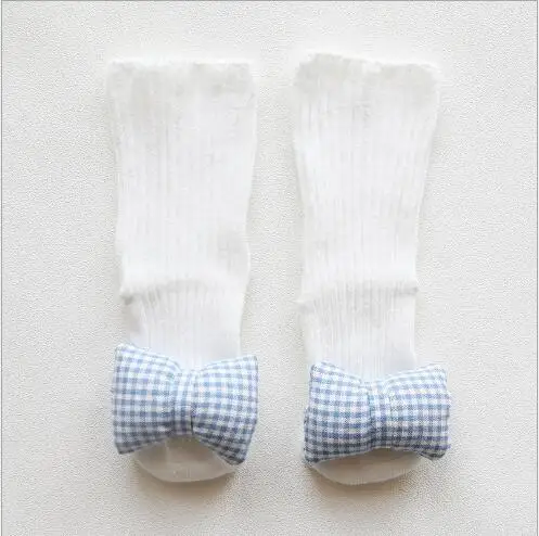 Осенне-зимние носки для новорожденных, хлопковые носки-трубы, аксессуары для кукол, носки для мальчиков и девочек - Цвет: as photo