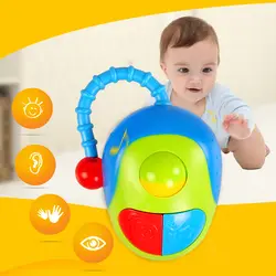 Забавный звуковой светильник-мышь, детские игрушки для детей, игрушки для малышей 0-12 месяцев