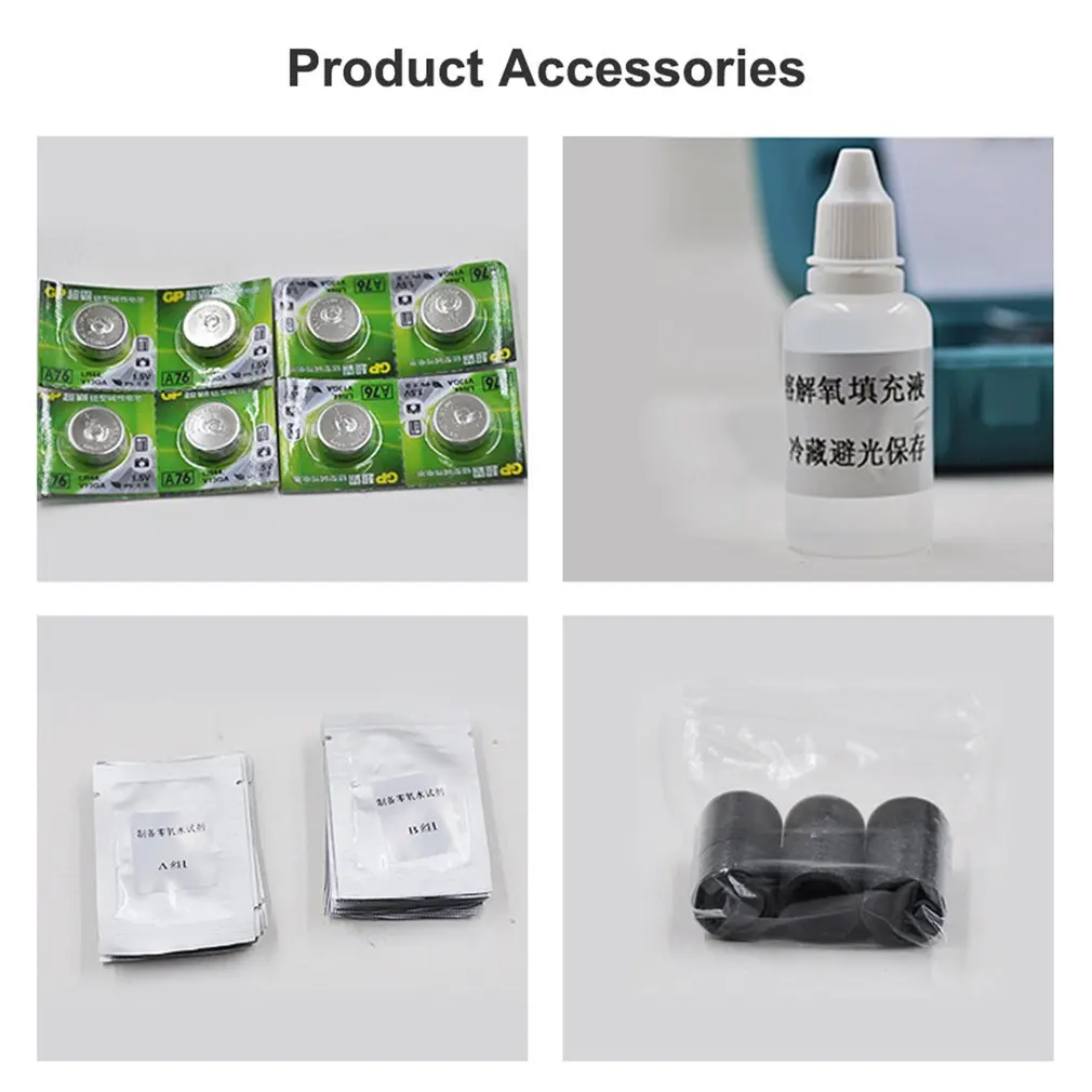 Portable Dissolved Oxygen Meter Tester Pen Digital Water Quality Purity Monitor Filter Measuring with Backlight