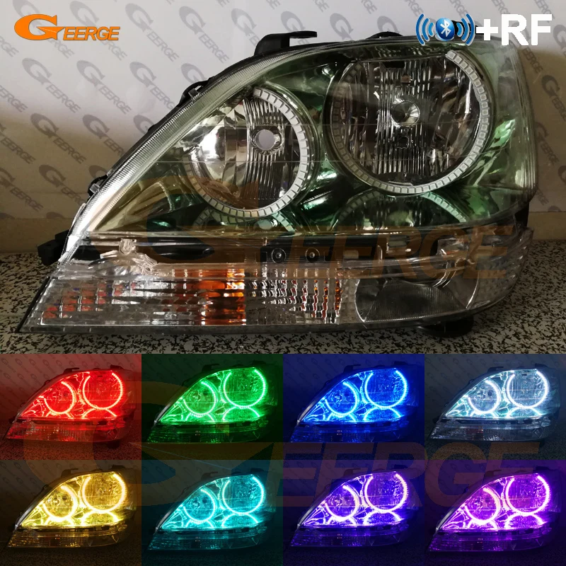 Для Lexus RX300 RX 300 1999 2000 2001 2002 2003 RF remote Bluetooth APP многоцветный ультра яркий RGB комплект