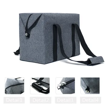 

Picnic Supplies Multi-Purpose With Strap Portable Oxford Cloth Foldable Outdoor Activities Ice Pack Large Capacity Cooler Bags