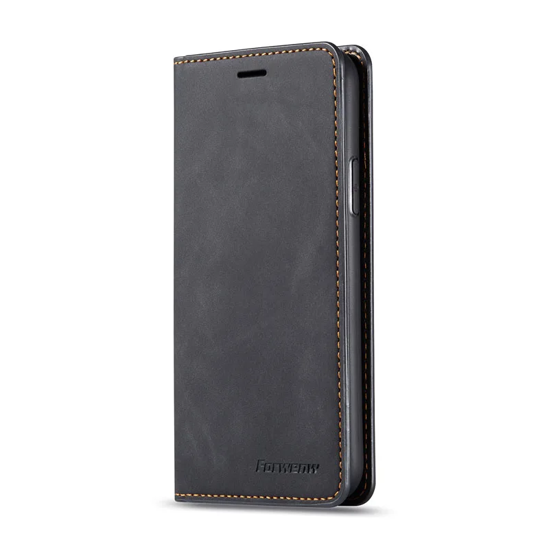 3 Кожа A50 A60 A80 A90 A40 A30 A20 A10 чехол для samsung J4 J6 плюс A7 A8 S9 S8 S7 край S10 Note 9 10Plus Чехол-книжка на магните - Цвет: 3
