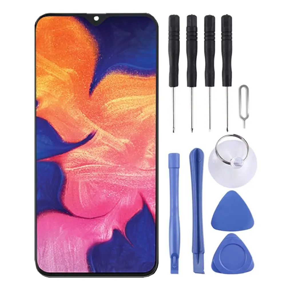 100% протестированные запасные части для ЖК дисплея Samsung Galaxy A10 + стеклянная панель