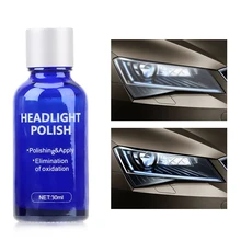 LEEPEE Car Repair for Car Head Lamp Lense 30/10ML Car Headlight Restoration Kit Scratches Oxidation Polishing Coat Repair Agent