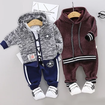 

New children's clothing handsome denim suit 1 2 3 4 years old toddler boy girl autumn fashion 2PCS denim boy jacket + pants