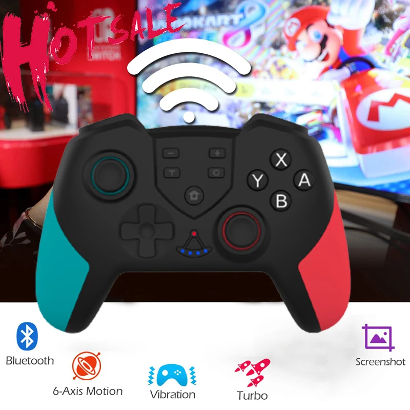 Bluetooth Pro Gamepad For N-Switch NS-Switch NS Switch Console Wireless Gamepad Video Game USB Joystick Wireless Controller